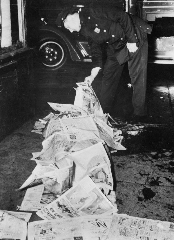 Shroud Of Newspapers