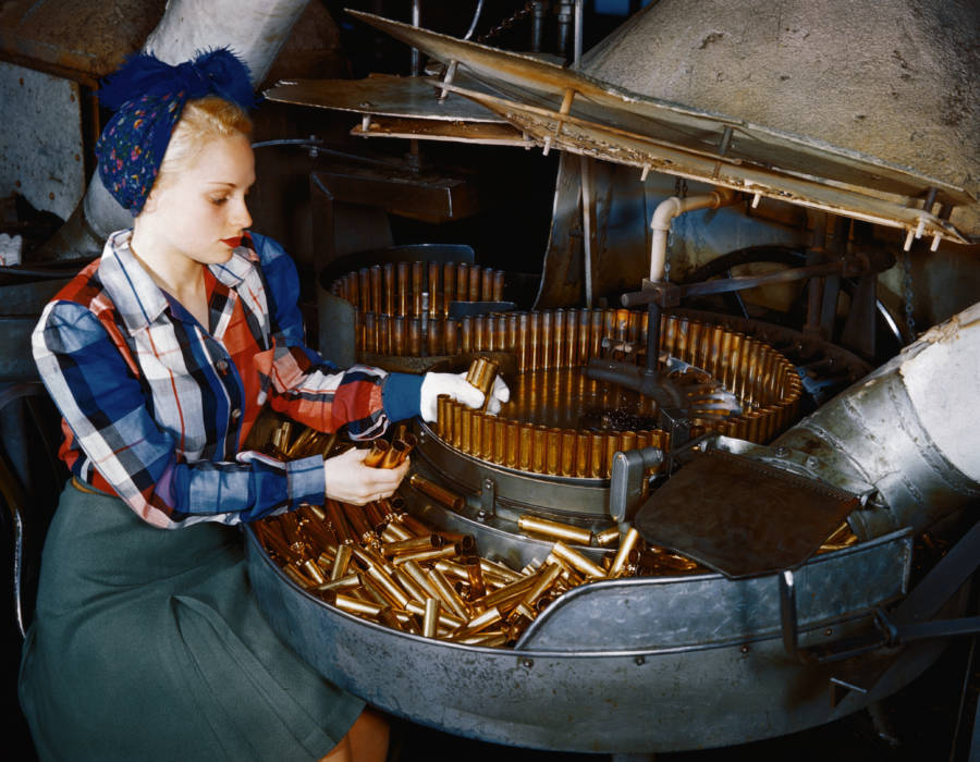 Woman Worker Bullets
