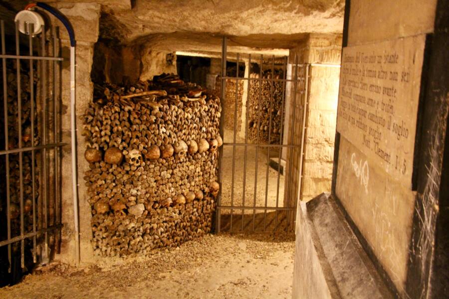 Iron Gates In The Paris Catacombs