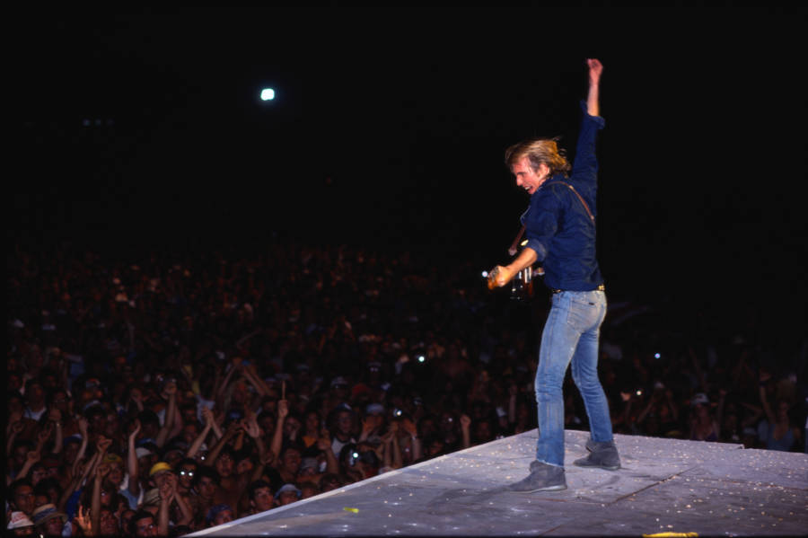 On Stage From Behind