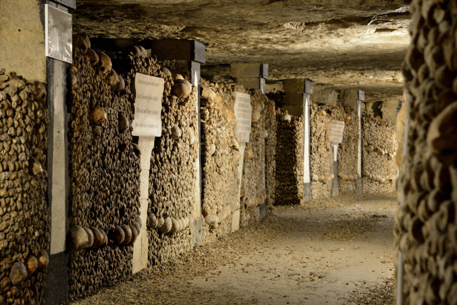 Hallway In The Paris Catacombs