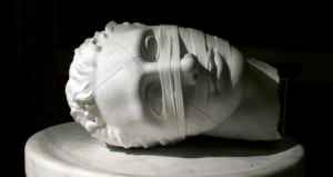 Exploding Head Statue
