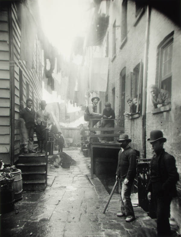 Jacob Riis Photographs Bandit's Roost