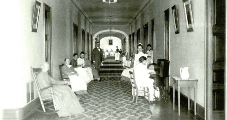 Patients Sitting In The Hall