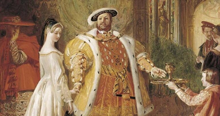 Anne Boleyn Alongside Henry Viii