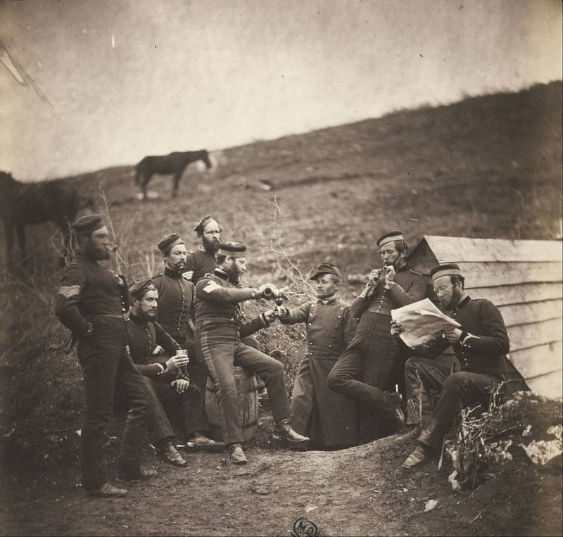 Crimean War Soldiers Drinking