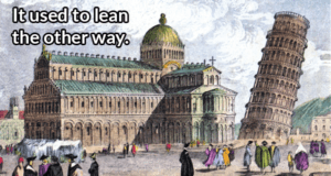 How The Tower Leans