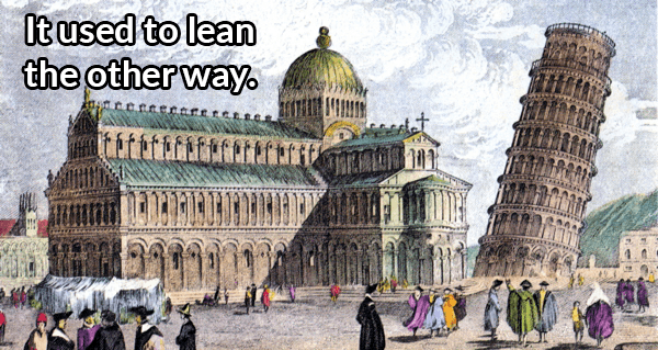 How The Tower Leans