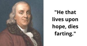 Benjamin Franklin Farting Quote
