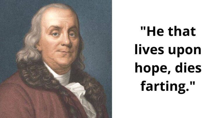Benjamin Franklin Farting Quote