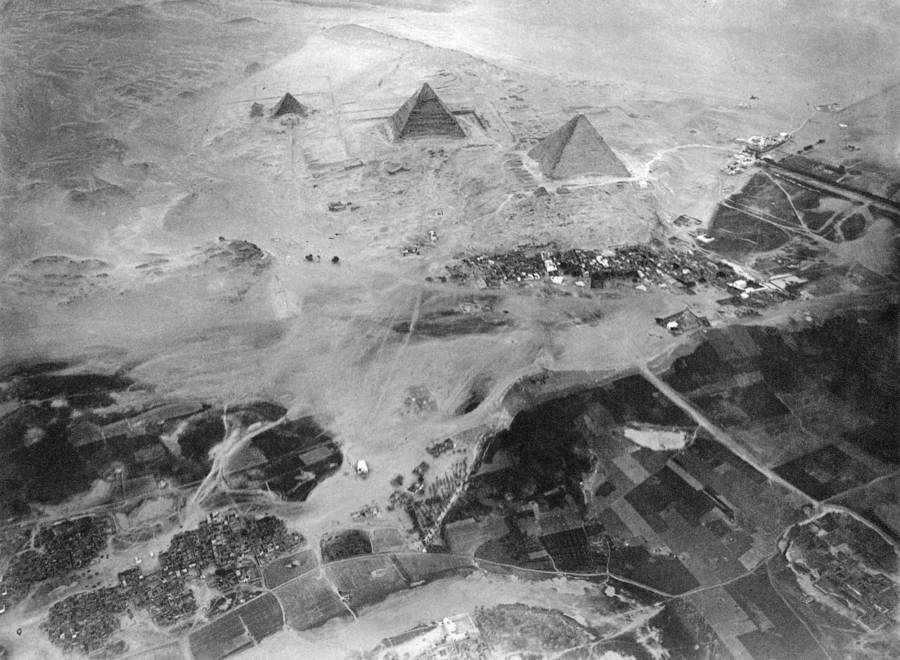 Egyptian Pyramids From Above