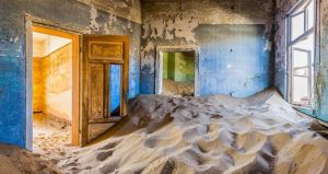 Sand Colored Rooms Kolmanskop
