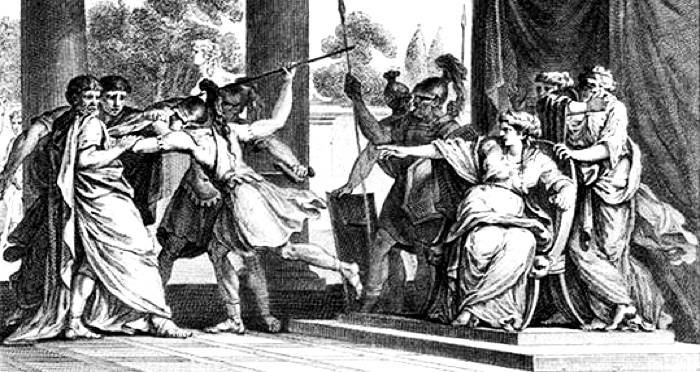 Teuta With Ambassadors