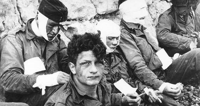 Bandaged D Day Soldiers