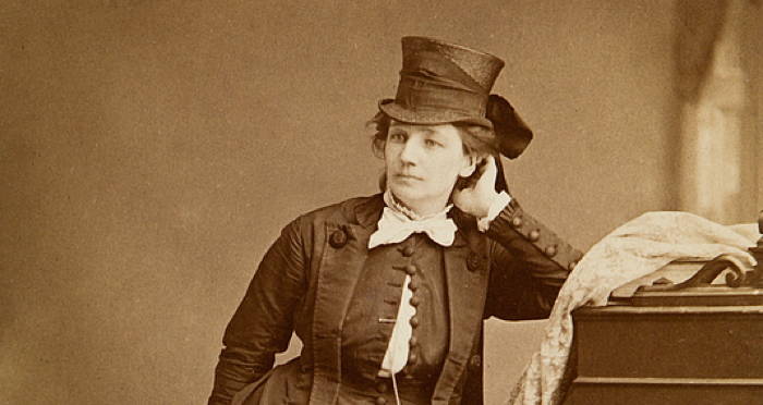Victoria Woodhull Wearing Hat