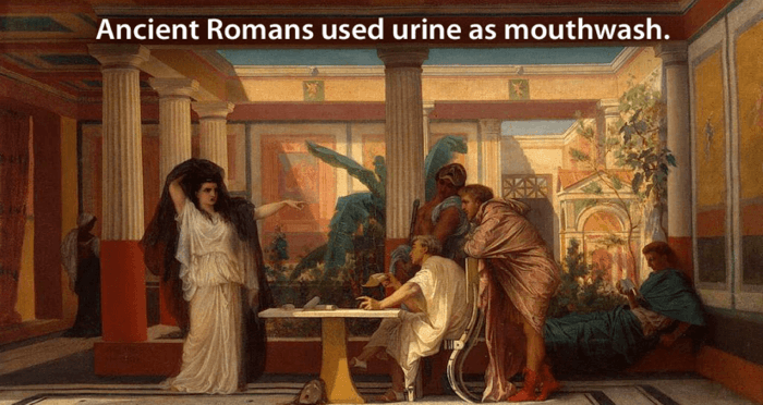 Ancient Roman Mouthwash Urine