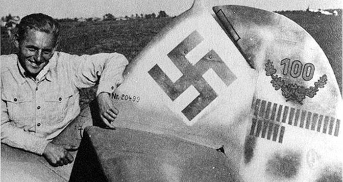 Erich Hartmann With Plane Og