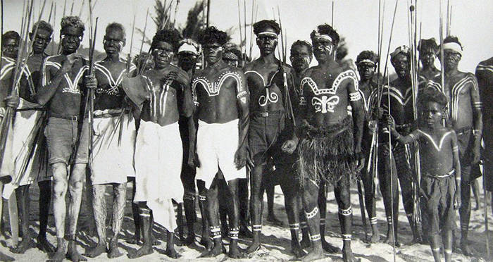 Aboriginals Posed Together