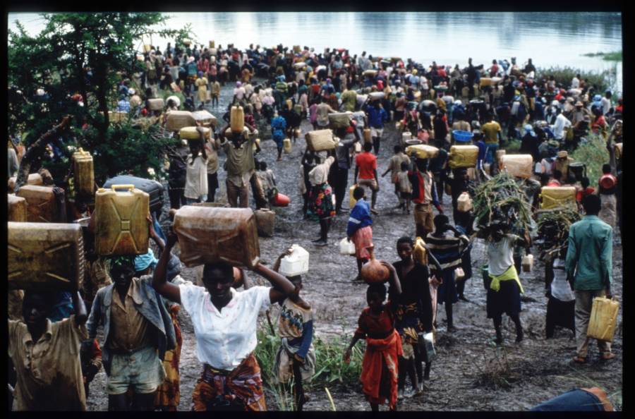 Refugees Fleeing Rwanda