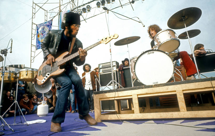 Santana Performs Onstage
