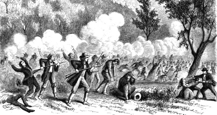 Mountain Meadows Massacre Illustration