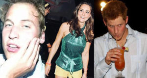 William Kate Harry Drunk