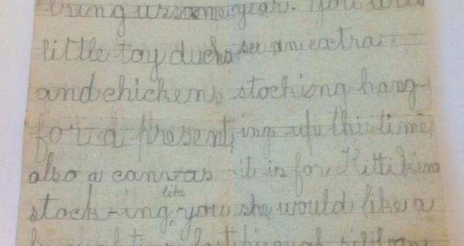 Vintage Santa Letter