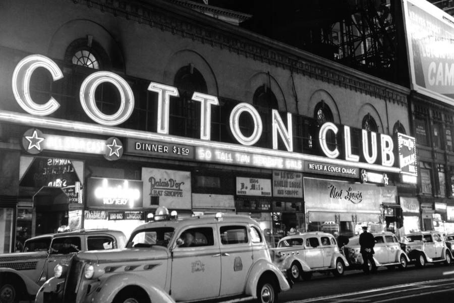 Taxis Outside Cotton Club