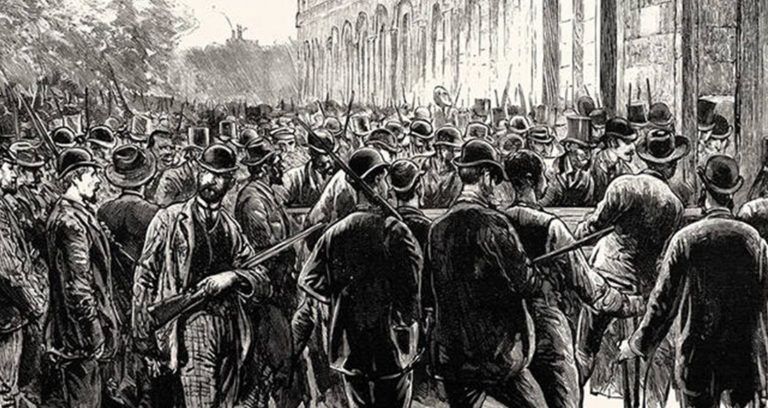 1891 Lynching Drawing Featured