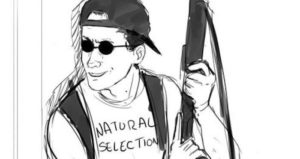 Eric Harris Fan Art Crouching