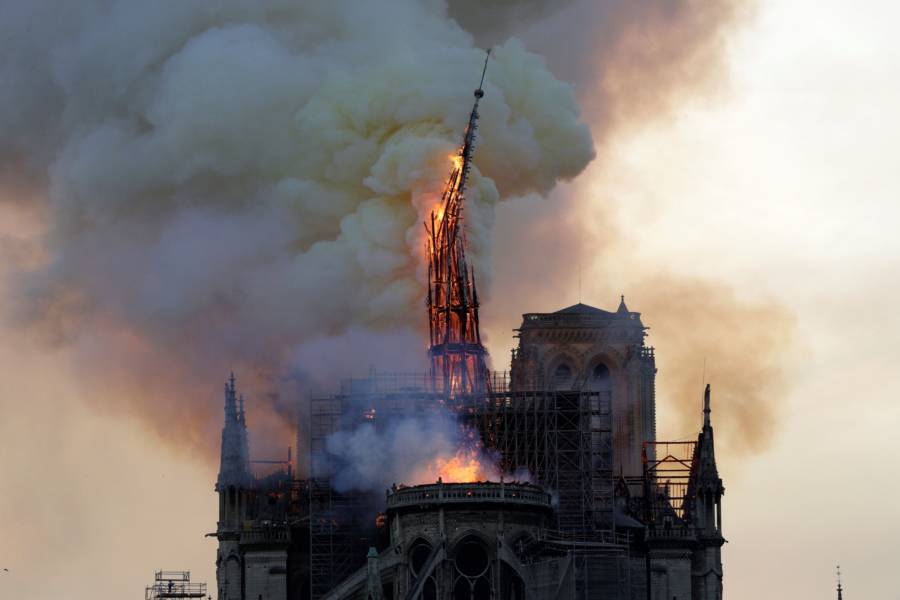 Notre Dame Steeple Spire