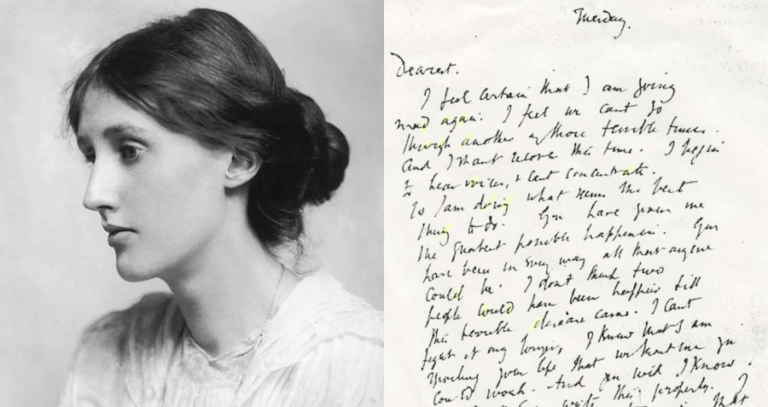 Virginia Woolf And Her Suicide Note