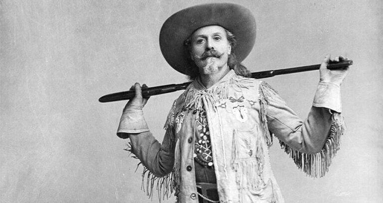 Buffalo Bill Rifle Behind His Back