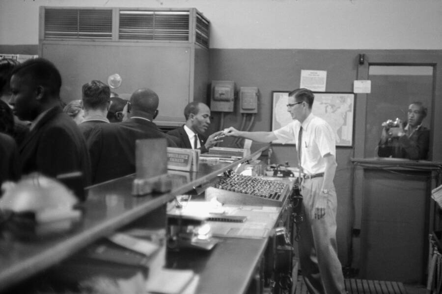 Business Owner Serving Black Patron