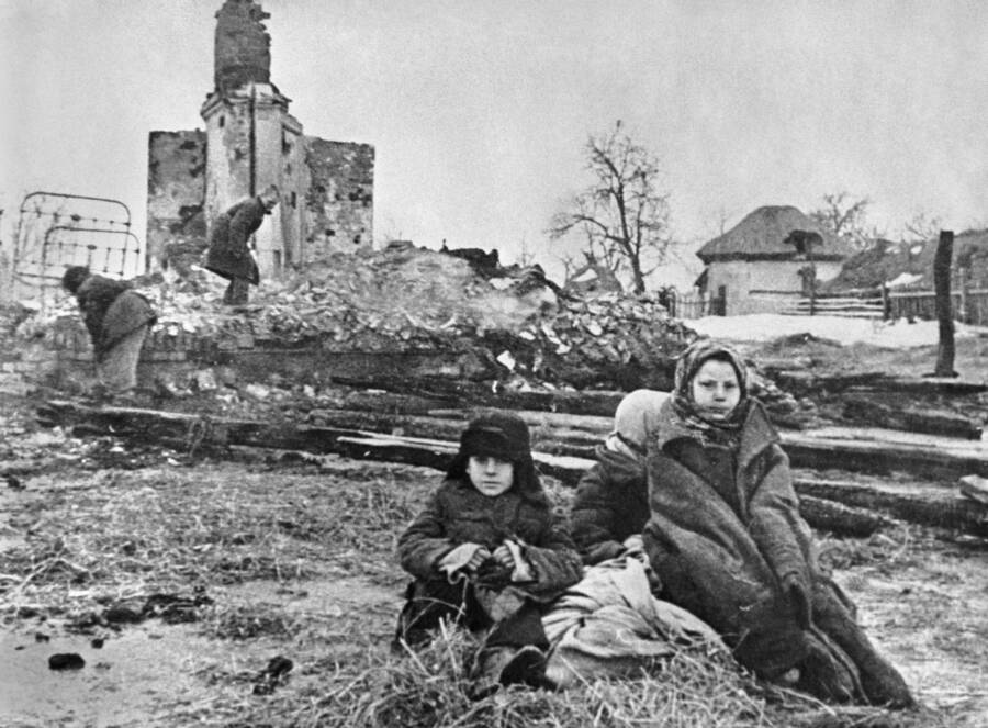 Destroyed Home In Kursk