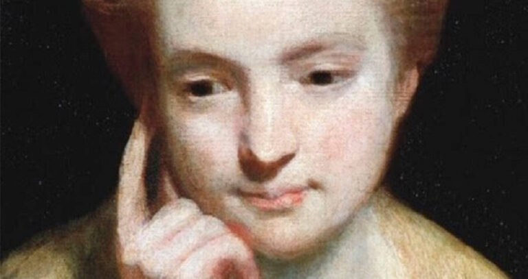 Painting Of Mary Astell In Thought