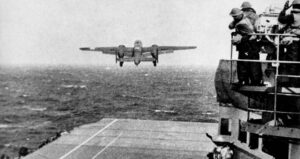 Plane Taking Off For Doolittle Raid