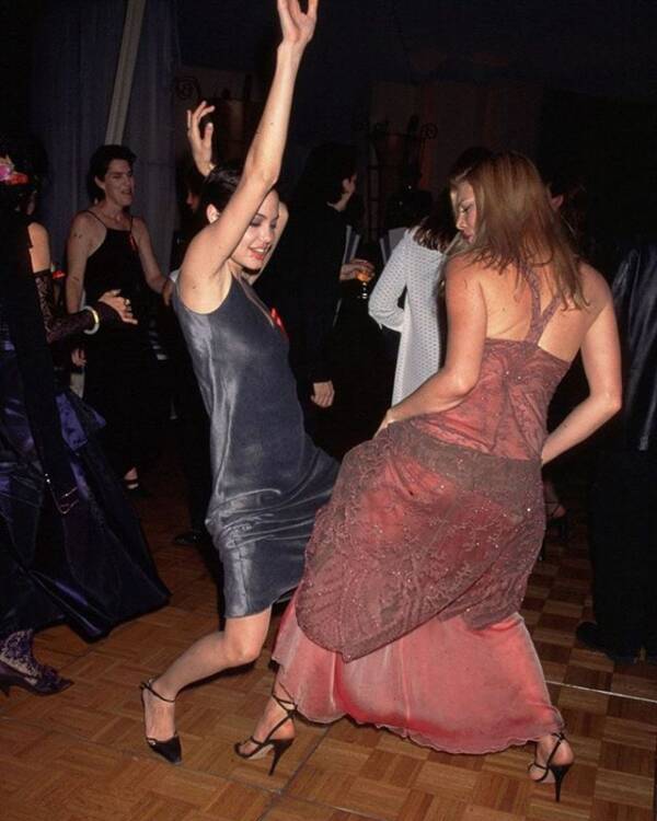 Angelina Jolie Dancing With Peta Wilson