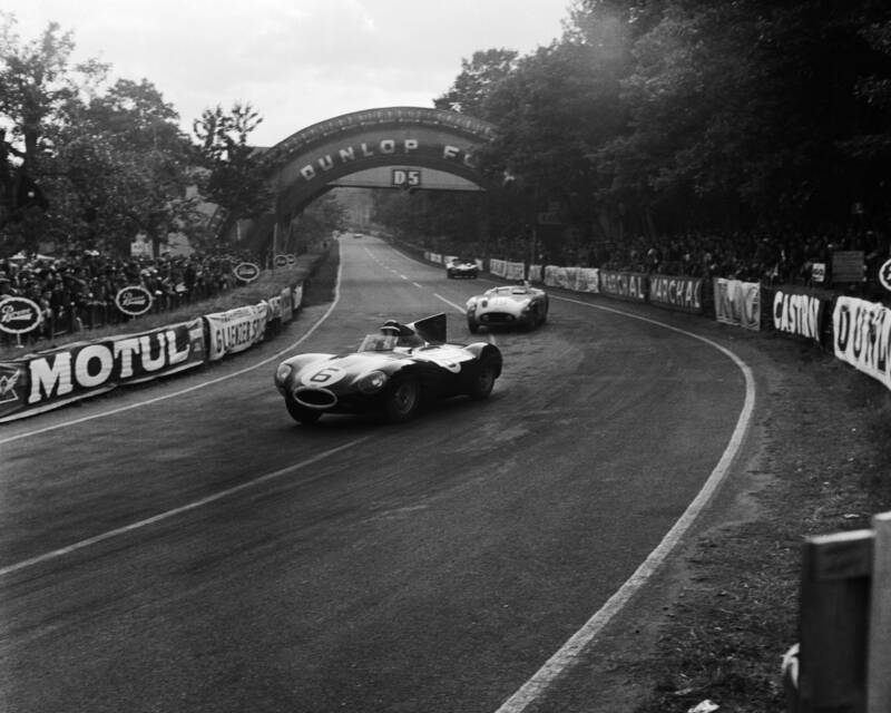 Cars Pivot At Le Mans