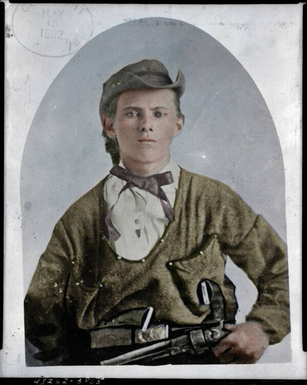 Jesse James Colorized Photo
