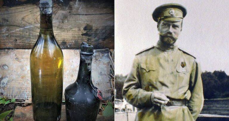 Liqueur Bottles And Nicholas Ii 1