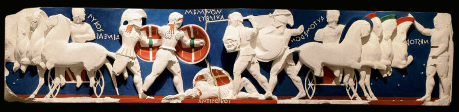 Delphi Greece Statue Reconstruction