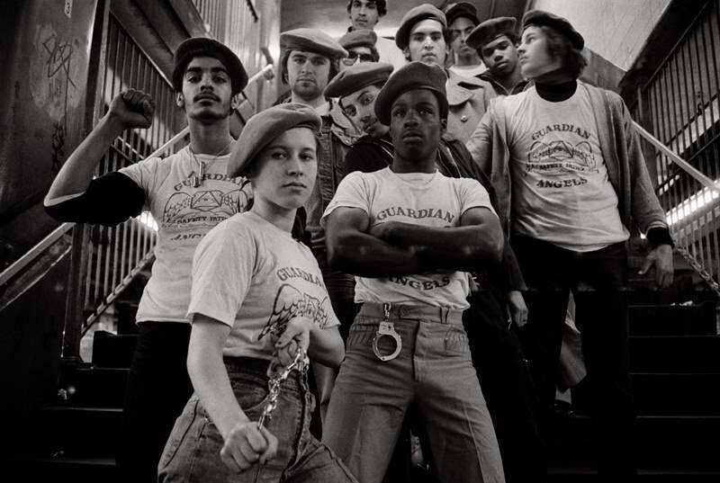 Guardian Angels Posing Underground