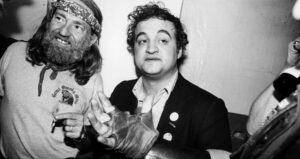 John Belushi With Willie Nelson