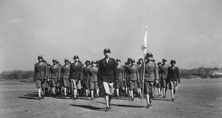 Charity Adams Leading Troops