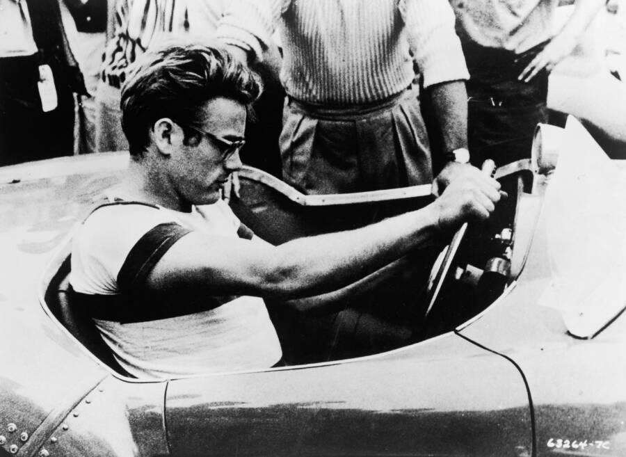 James Dean Inside Car