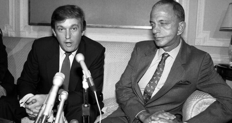 Donald Trump And Roy Cohn Giving An Interview