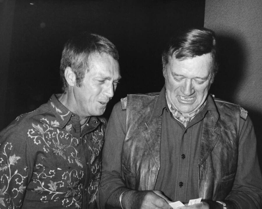 John Wayne And Steve Mcqueen