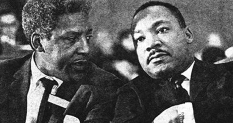 Rustin And Mlk Whispering Featured