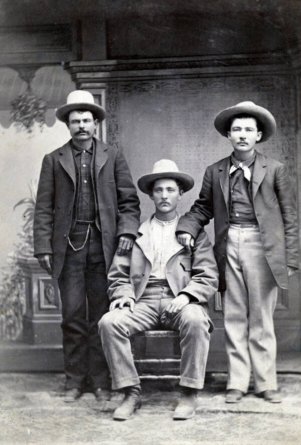 Three Cowboys Photographed By CS Fly